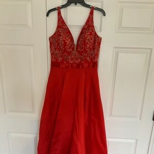 Red Sherri Hill Pageant/Prom Gown